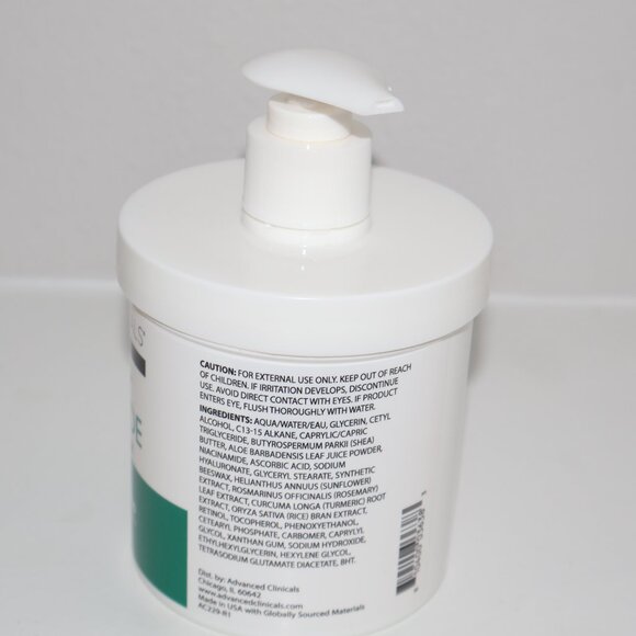 Advanced Clinicals Retinol + Niacinamide Firming Body Cream – 15 oz – New - Picture 2 of 5